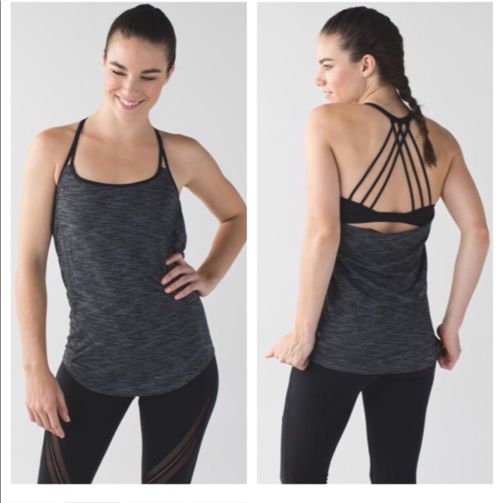 Lulu lemon tank with bra attached